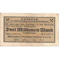 3 000 000 Mark Mitteldeutsches Braunkohlen-Syndikat