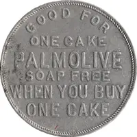 Token - 1 Cake of Palmolive Soap Wellington