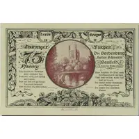 75 Pfennig Leuchtenburg - Issue 2E: Hoher Schwarm