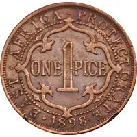 1 Pice - Victoria East Africa Protectorate