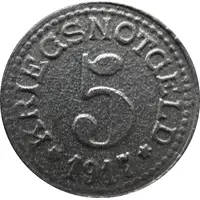 5 Pfennig - Burg auf Fehmarn