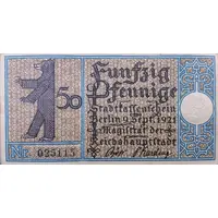 50 Pfennig Districts Series - Issue 18: Weißensee