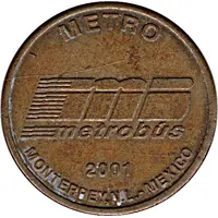 Metro and Bus Token - Monterrey
