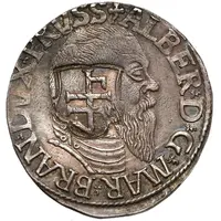 3 Groschen Siege coinage, countermarked