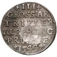 3 Groschen Siege coinage, countermarked
