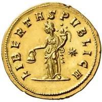 Aureus - Sabinus Julianus LIBERTAS PVBLICA