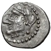 Quinarius with sword and pentagram