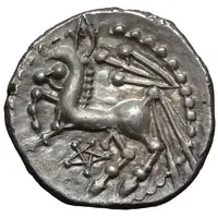 Quinarius with sword and pentagram