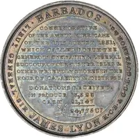 Medal - William IV Great Barbados Hurricane