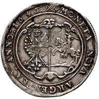 1 Thaler - Jacob Kettler Mitau, small shields