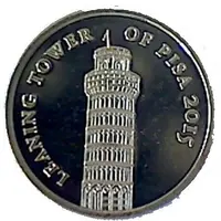 100 Francs CFA Leaning Tower of Pisa