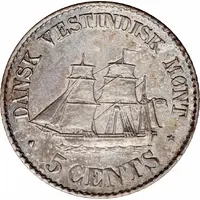 5 Cents - Christian IX