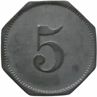 5 Pfennig - Neusalz a. Oder Gruschwitz Textilwerke Akt. Ges.