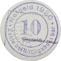 10 Pfennig Adalbert Förg