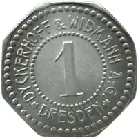 1 Pfennig - Dresden Dyckerhoff & Widdman A.G.