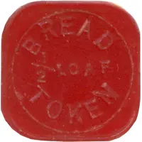 Bread Token - Dobson's Bread 1/2 Loaf