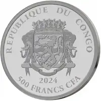 500 Francs CFA Asian Tiger