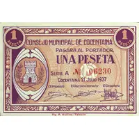 1 Peseta Cocentaina