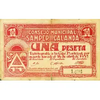 1 Peseta Samper de Calanda