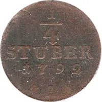 1/4 Stuber - Frederick William II