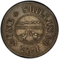 1 Shilling - Chalmers With Birds