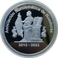 Numismatic Association of Honduras Medal - 10th Anniversary