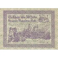 50 Heller Rabenstein