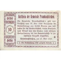 10 Heller Prambachkirchen