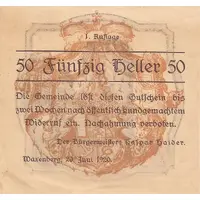 50 Heller Waxenberg