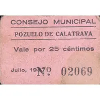25 Céntimos Pozuelo de Calatrava