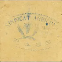 10 Céntimos Pacs, Sindicat Agrícola