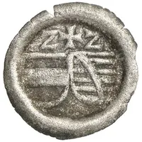 1 Pfennig - Erich of Sachsen-Lauenburg