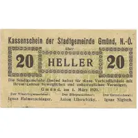 20 Heller Gmünd
