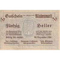 50 Heller Blindenmarkt