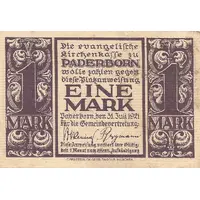 1 Mark Evangelische Kirchenkasse