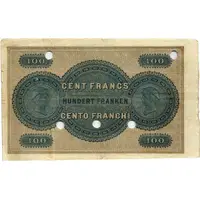 100 Francs Neuchâtel Cantonal Bank