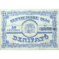 50 Céntimos Benifayó