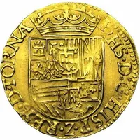 1/2 Gold Real - Philip II