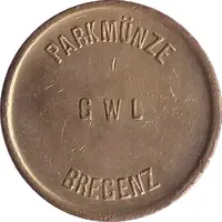 Parking Token - Bregenz GWL Brass