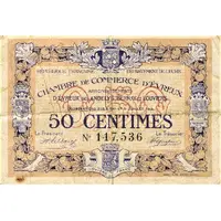 50 Centimes - Chambre de Commerce d'Evreux 27