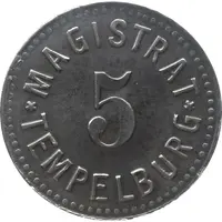 5 Pfennig - Tempelburg