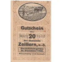 20 Heller Zeillern