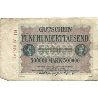 500 000 Mark August-Thyssen-Hütte