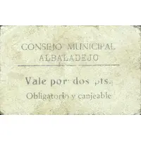 2 Pesetas Albaladejo