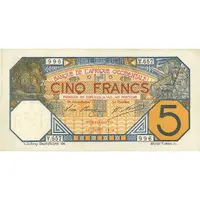 5 Francs Porto-Novo