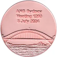 Medal - Sydney ANS 1250 Meetings Australian Numismatic Society