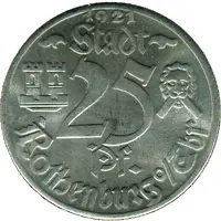 25 Pfennig - Rothenburg ob der Tauber Strafturm