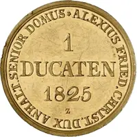 1 Ducat - Alexius Frederick Christian Ausbeute-Harzgold-Dukat