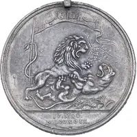 Award - George III Seringapatam Medal, Calcutta, white metal