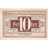 10 Heller Sigmundsherberg